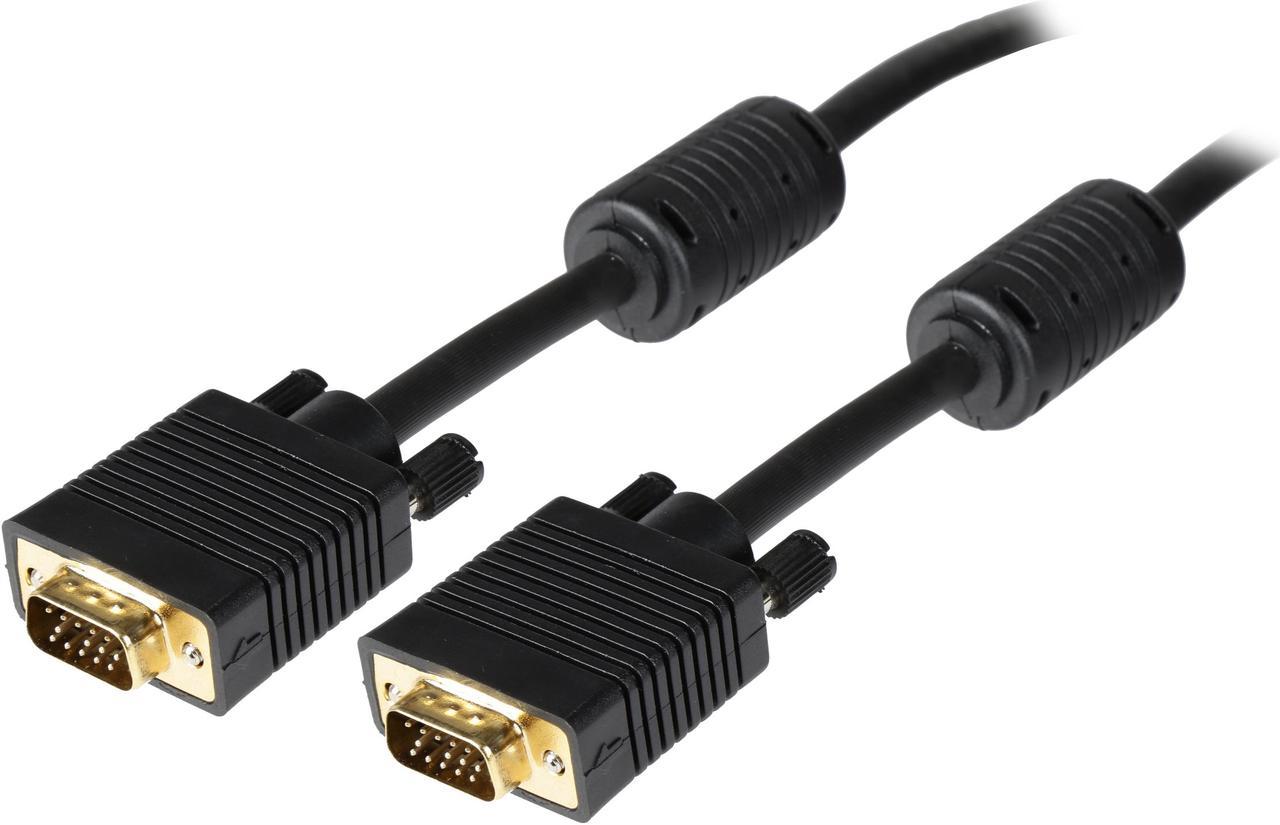 Tripp Lite P502-035 35 ft. Black SVGA/VGA Monitor Gold Cable with RGB Coax