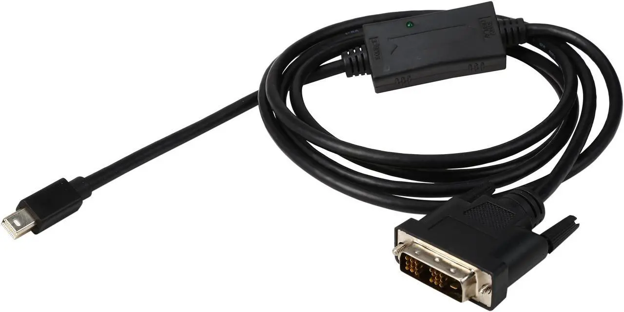 Alt view image 2 of 3 - Tripp Lite Mini DisplayPort to DVI Cable Adapter, MDP to DVI (M/M), MDP2DVI, 1080p, 6 ft. (P586-006-DVI)
