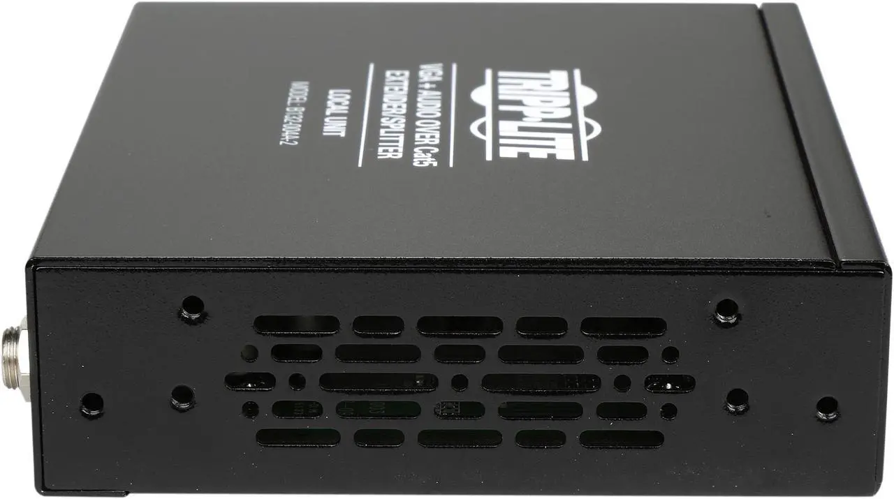 Alt view image 4 of 6 - Tripp Lite B132-004A-2 4-Port VGA + Audio over Cat5 Cat6 Extender Splitter Transmitter TAA