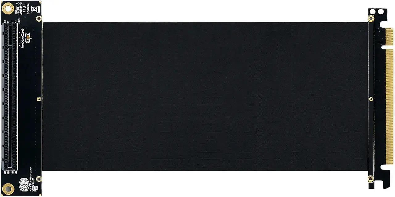 Main image of Cooler Master Accessory: Universal Riser Cable, Vertical Graphic Connection, PCI-E 3.0 x 16, 200mm Length