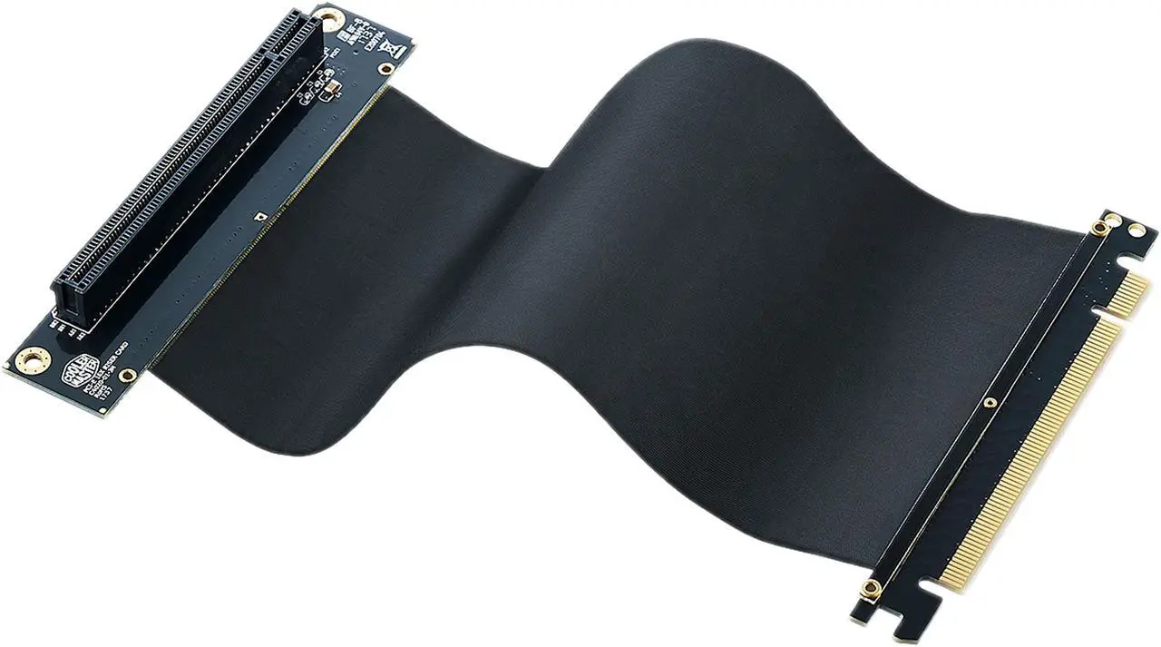 Alt view image 2 of 4 - Cooler Master Accessory: Universal Riser Cable, Vertical Graphic Connection, PCI-E 3.0 x 16, 200mm Length