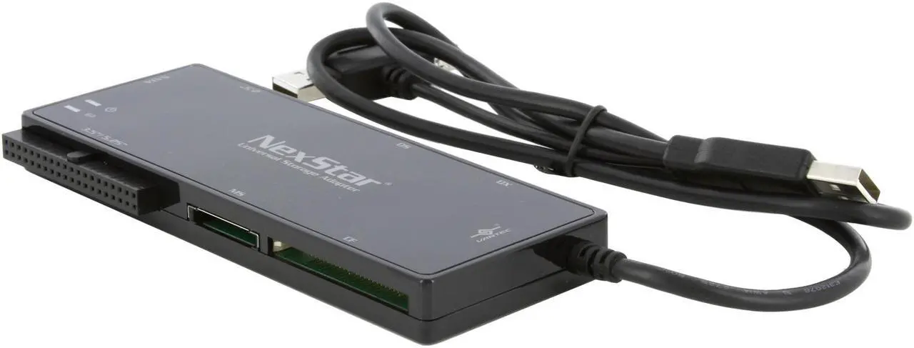 Main image of Vantec NexStar SATA/IDE to USB 2.0 Universal Storage Adapter with 66-in-1 Card Reader - Model CB-ISATACR