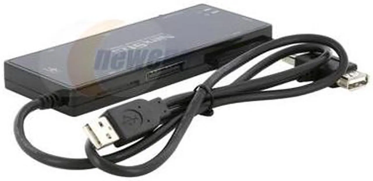 Alt view image 3 of 10 - Vantec NexStar SATA/IDE to USB 2.0 Universal Storage Adapter with 66-in-1 Card Reader - Model CB-ISATACR