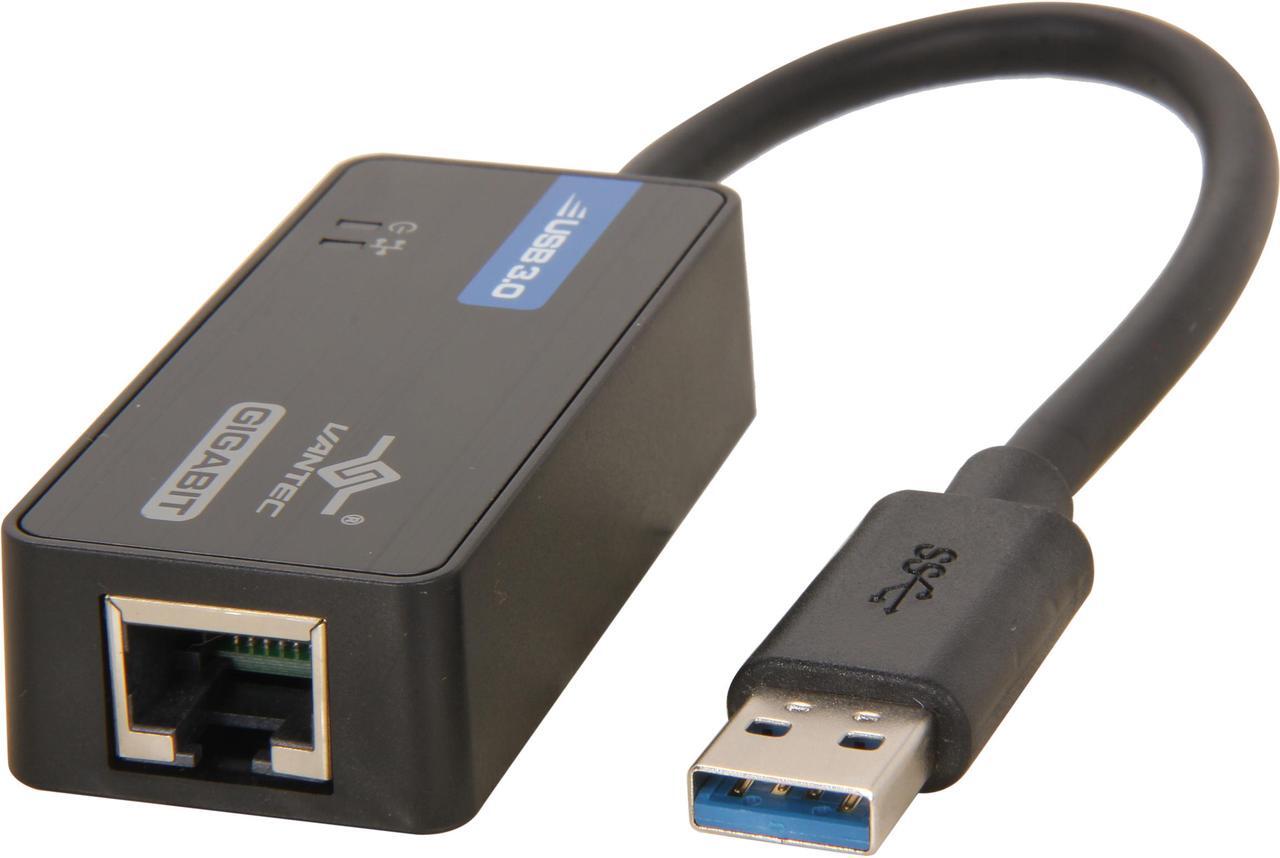 Main image of Vantec CB-U300GNA USB 3.0 to Gigabit Ethernet Adapter - USB to RJ45- USB 3.0 Gigabit Adapter - USB 3.0 to Ethernet - USB 3.0 Adapter