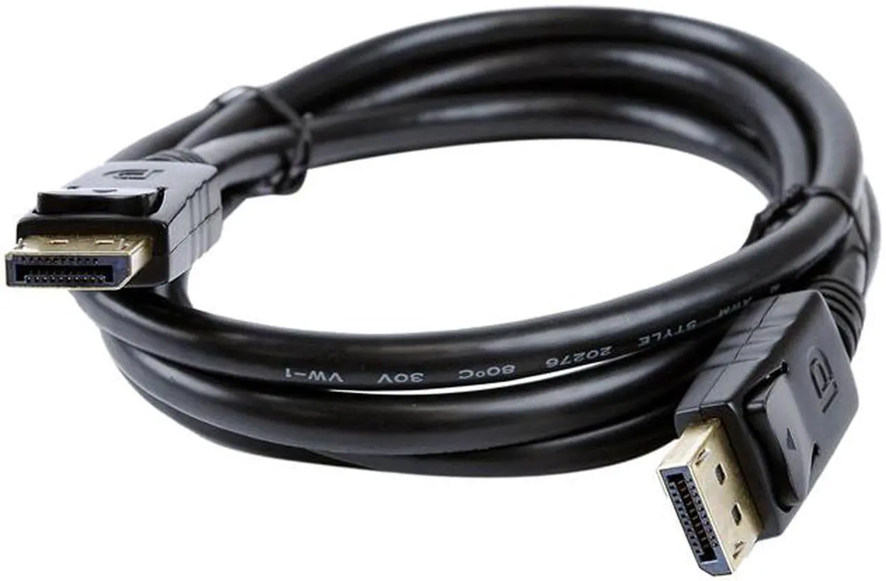 Main image of ViewSonic CB-00010555 6.0' (1.8 m) Black Connector on First End: DisplayPort Digital Audio/Video DisplayPort Audio/Video Cable Male to Male
