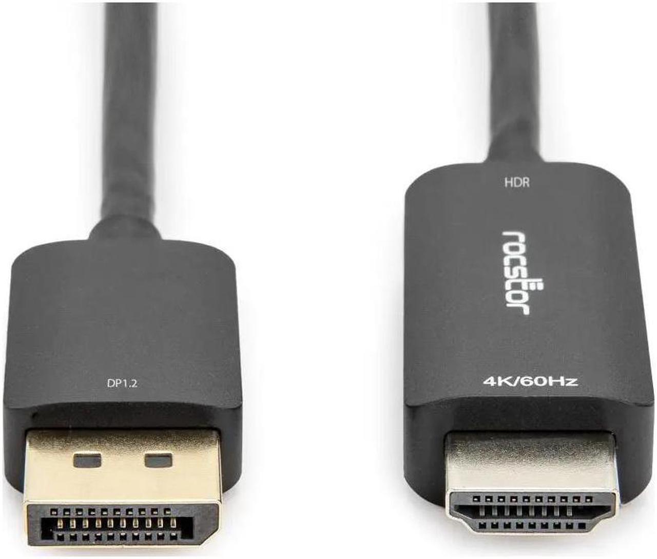 Alt view image 3 of 4 - DisplayPort to HDMI 4K Active Cable-6ft Premium 6ft (1.8m) DisplayPort to HDMI Active Cable Adapter Converter M/M - DP w/ Latches to HDMI DisplayPort 1.2 to HDMI 4K x 2K @ 60Hz