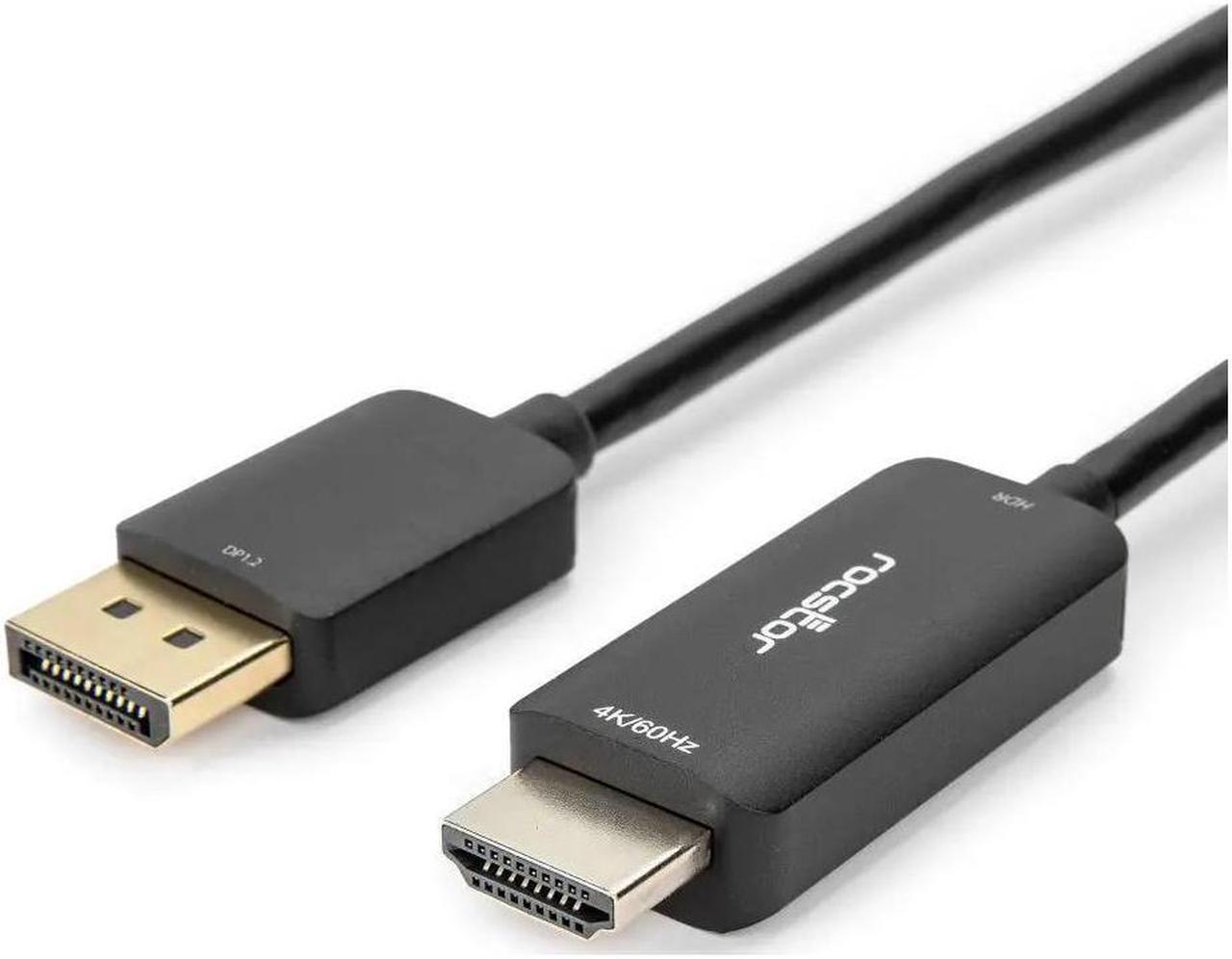Alt view image 4 of 4 - DisplayPort to HDMI 4K Active Cable-6ft Premium 6ft (1.8m) DisplayPort to HDMI Active Cable Adapter Converter M/M - DP w/ Latches to HDMI DisplayPort 1.2 to HDMI 4K x 2K @ 60Hz