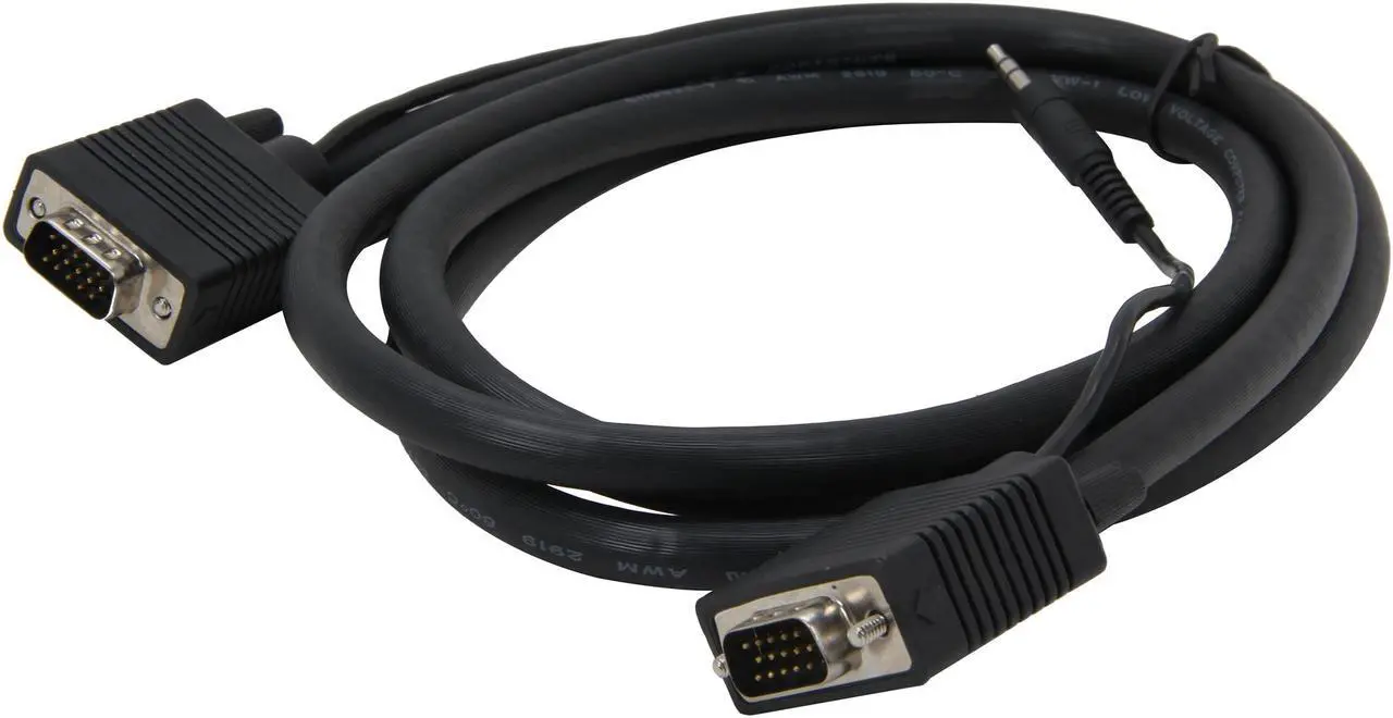 Alt view image 2 of 3 - BYTECC SVST-6 6 ft. SVGA w/3.5mm Stereo male to male Cable