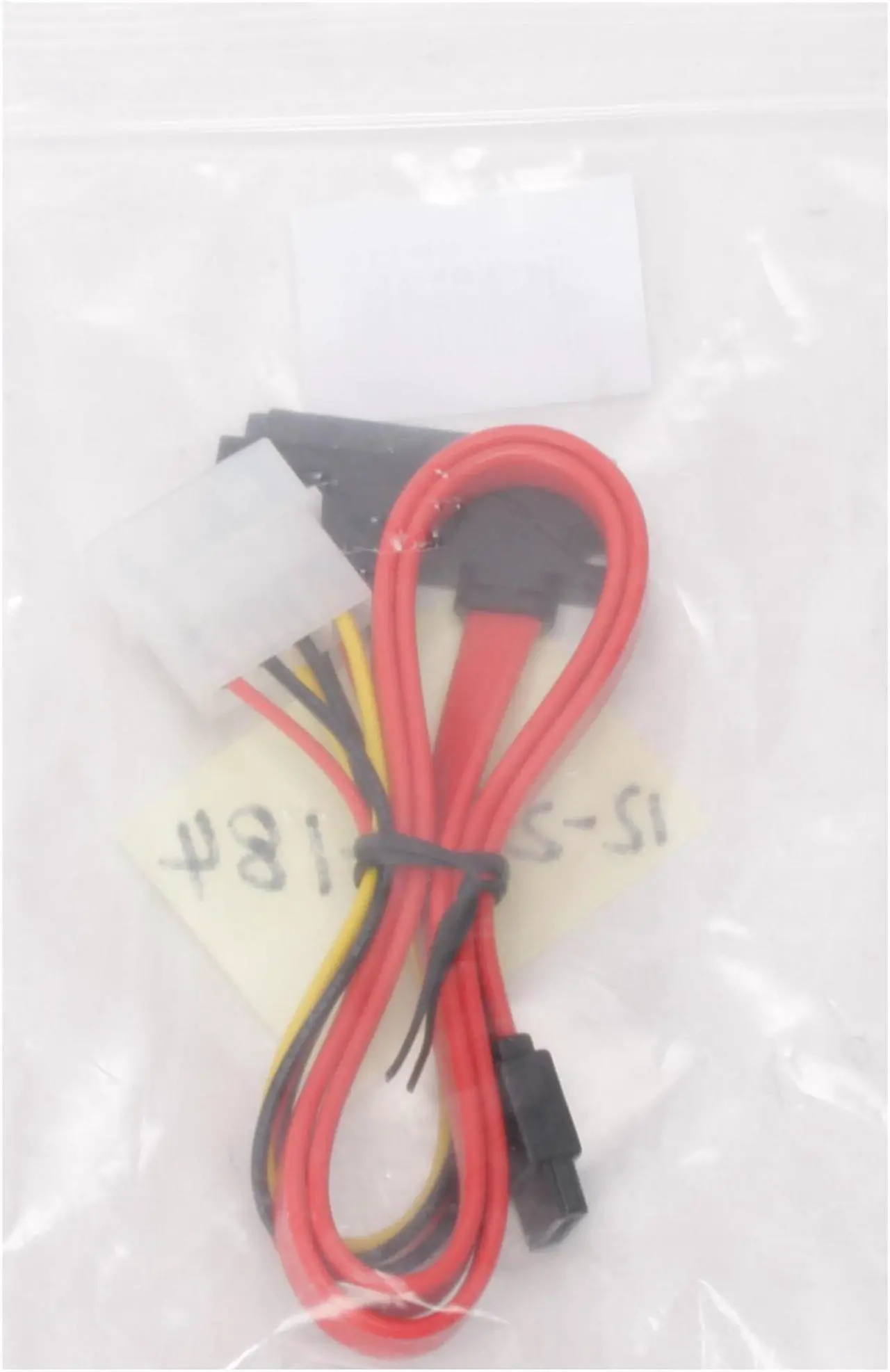Alt view image 3 of 3 - BYTECC SATA-SP118 1.5 ft. Sata and Sata Power 7+15pin Cable, for Sata HDD, Sata OD