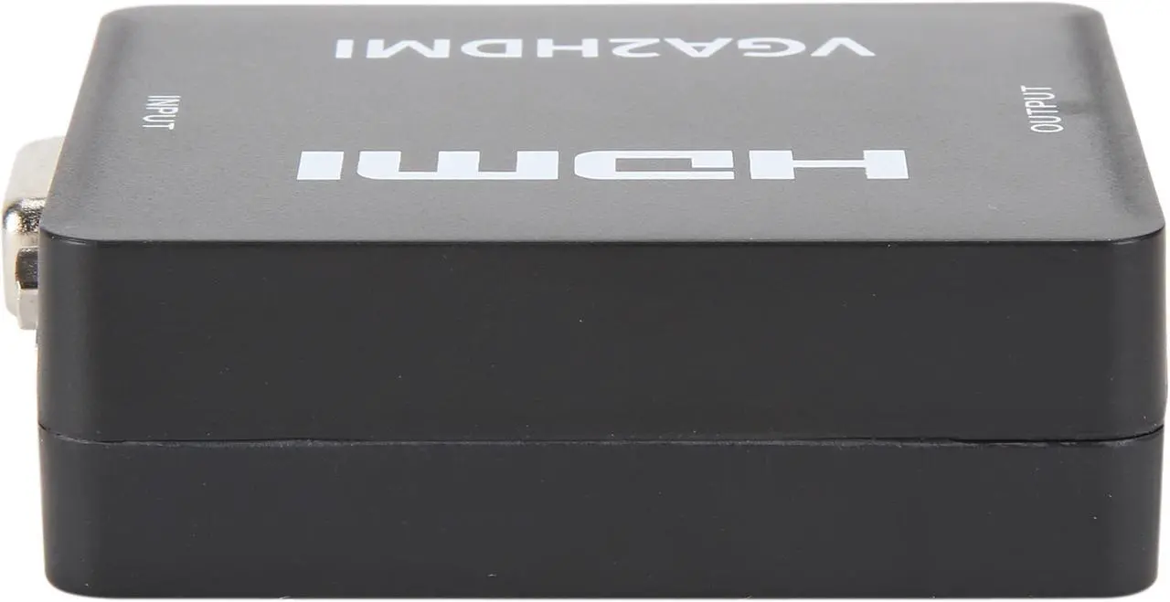 Alt view image 5 of 5 - BYTECC HM106N VGA to HDMI, GANA 1080P Full HD Mini VGA to HDMI Audio Video Converter Adapter Box With USB Cable and 3.5mm Audio Port Cable Support HDTV for PC Laptop Display Computer Mac Projector