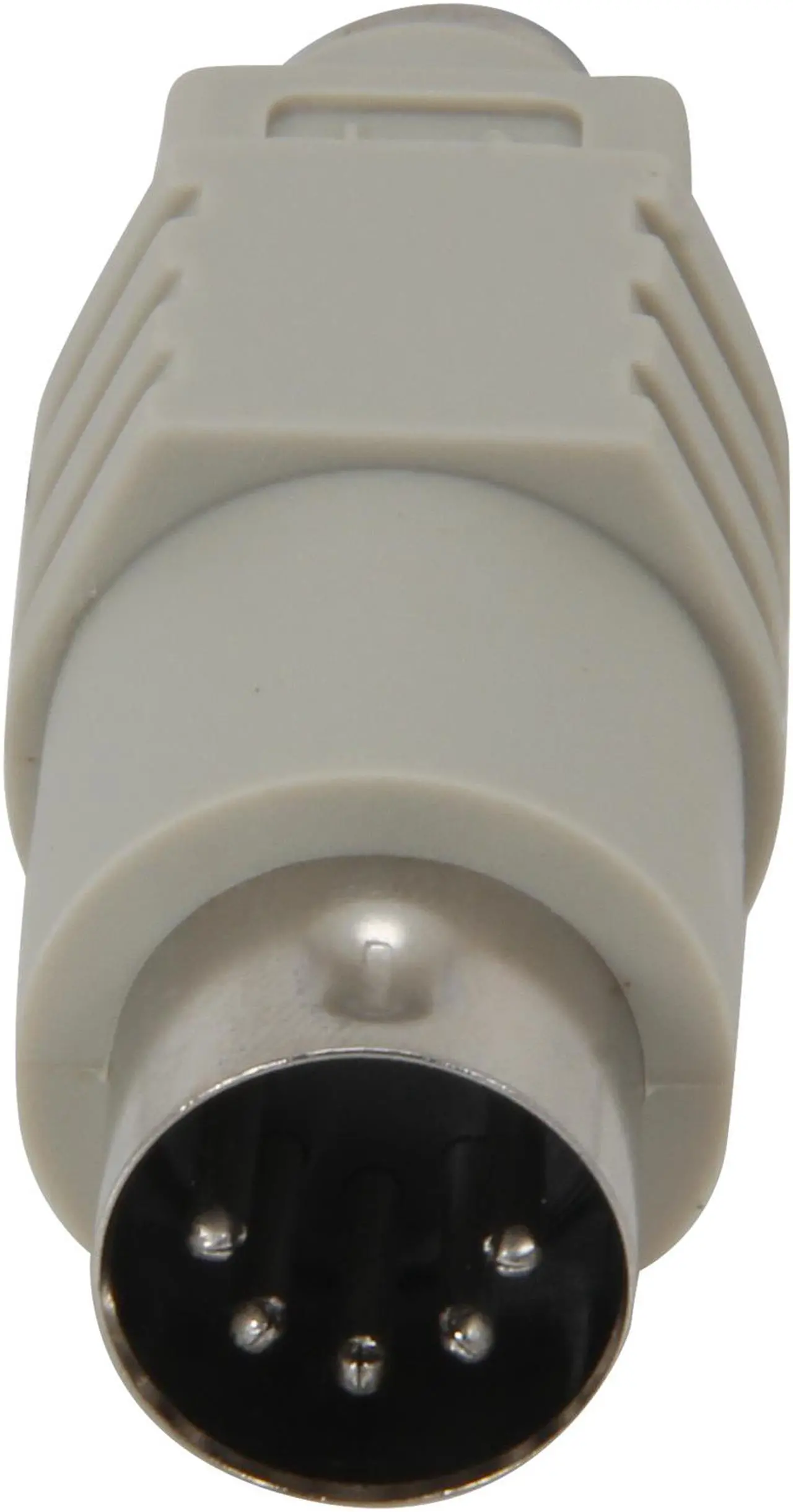 Alt view image 2 of 4 - C2G 02475 PS/2 Female to AT Male Keyboard Adapter, Beige