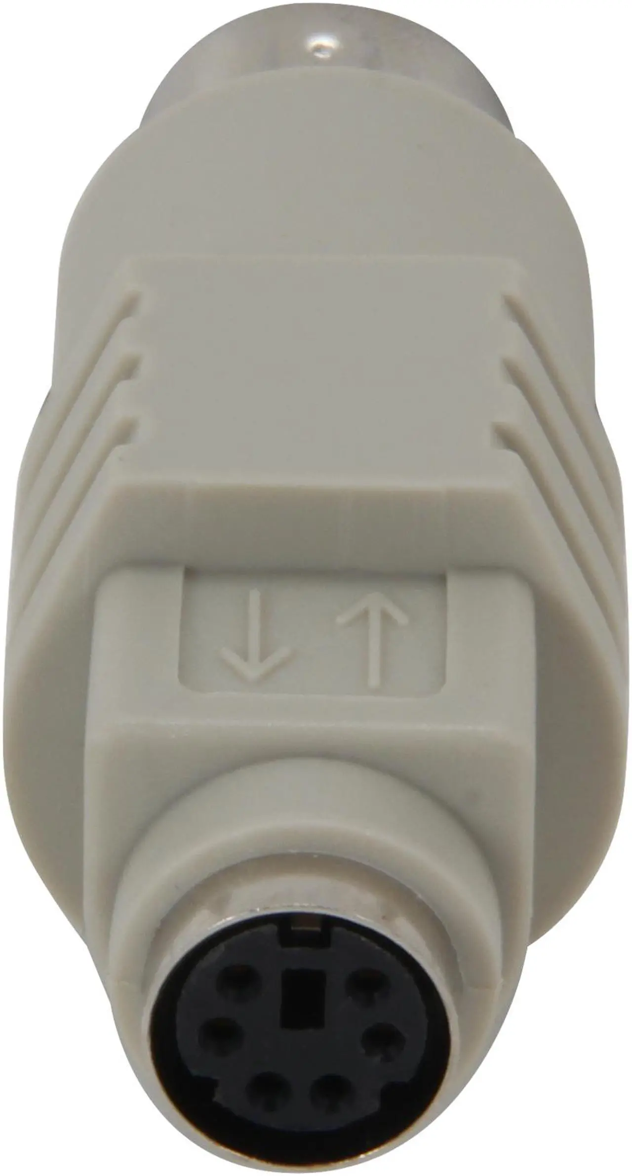 Alt view image 3 of 4 - C2G 02475 PS/2 Female to AT Male Keyboard Adapter, Beige