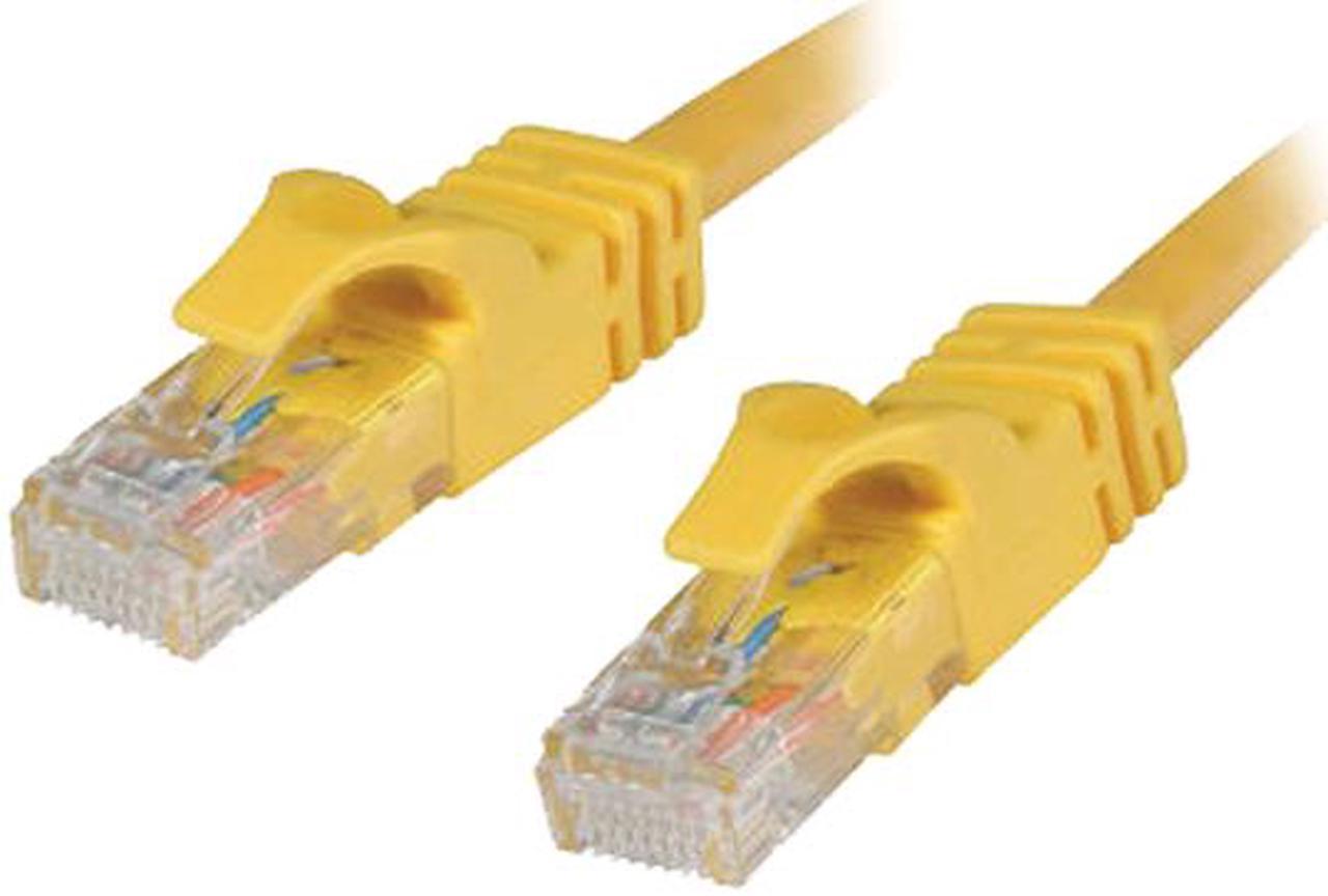 C2G 27199 Cat6 Cable - Snagless Unshielded Ethernet Network Patch Cable, Yellow (150 Feet, 45.72 Meters)