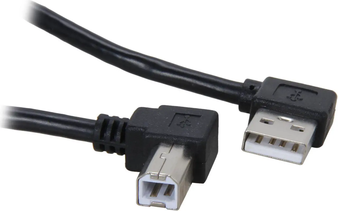 Main image of C2G/Cables To Go 28110 2m USB 2.0 Right Angled A to B M/M