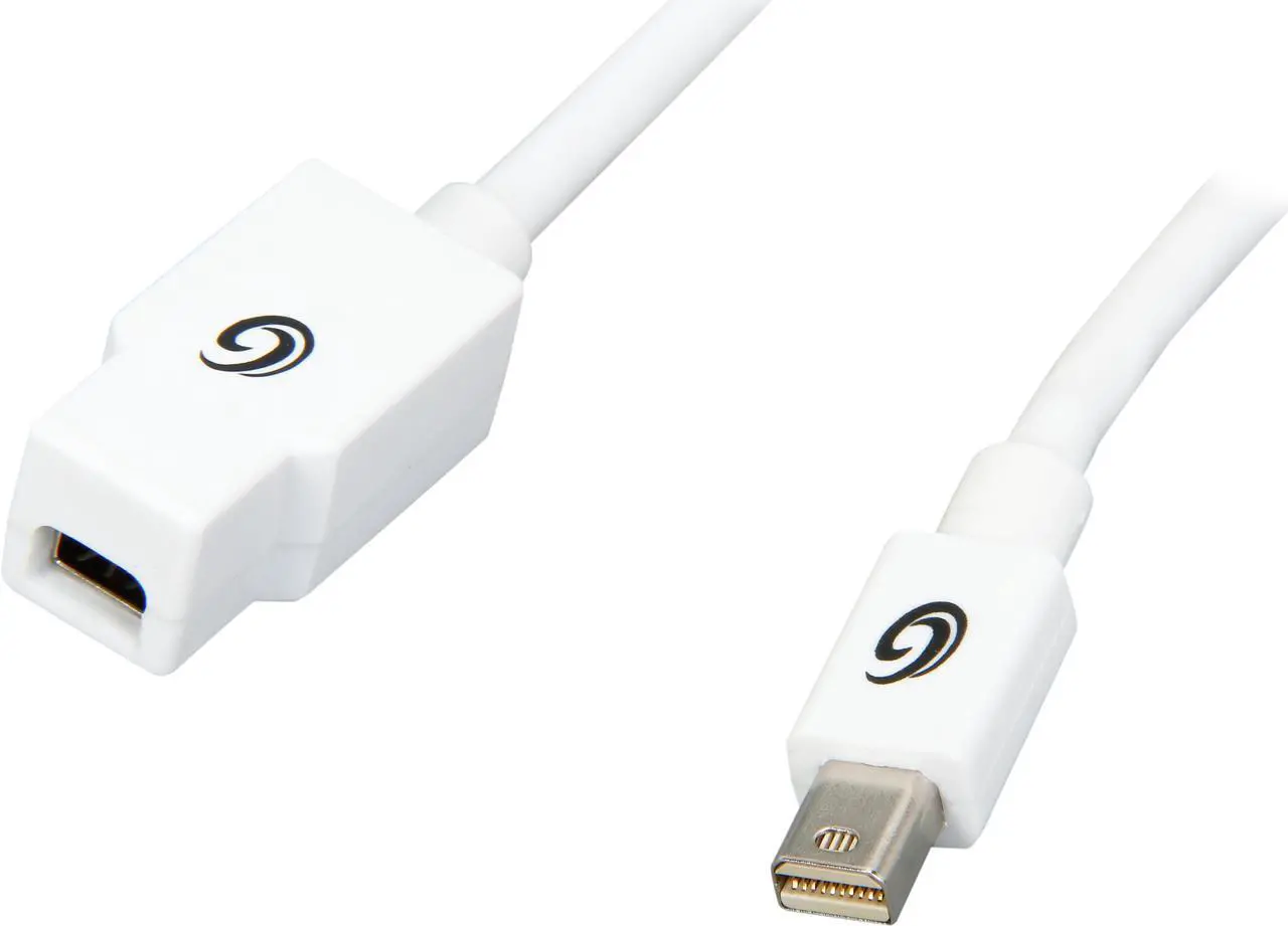 3FT C2G MINI DISPLAYPORT CABLE M/F WH