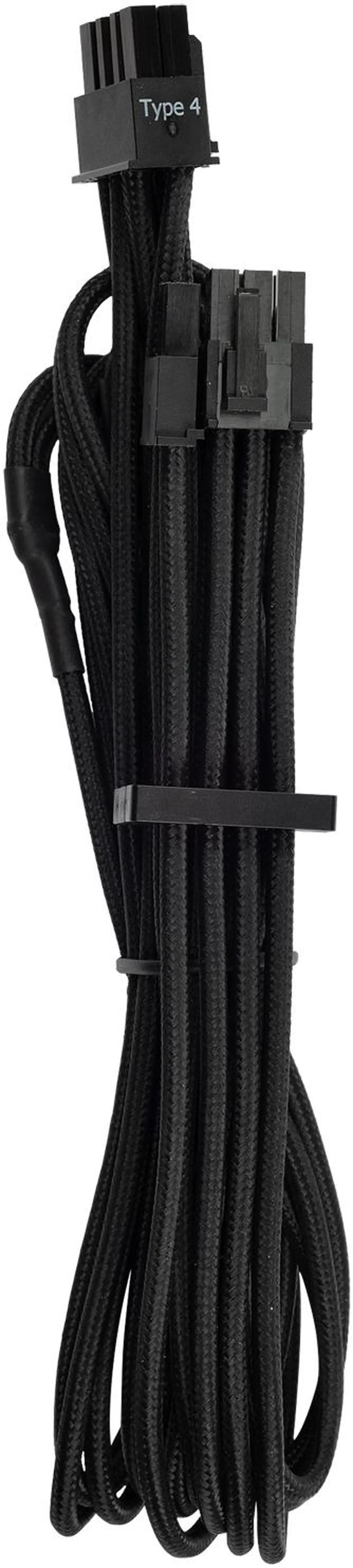 Alt view image 2 of 14 - Corsair CP-8920222 Premium Individually Sleeved PSU Cables Pro Kit Type 4 Gen 4 - Black