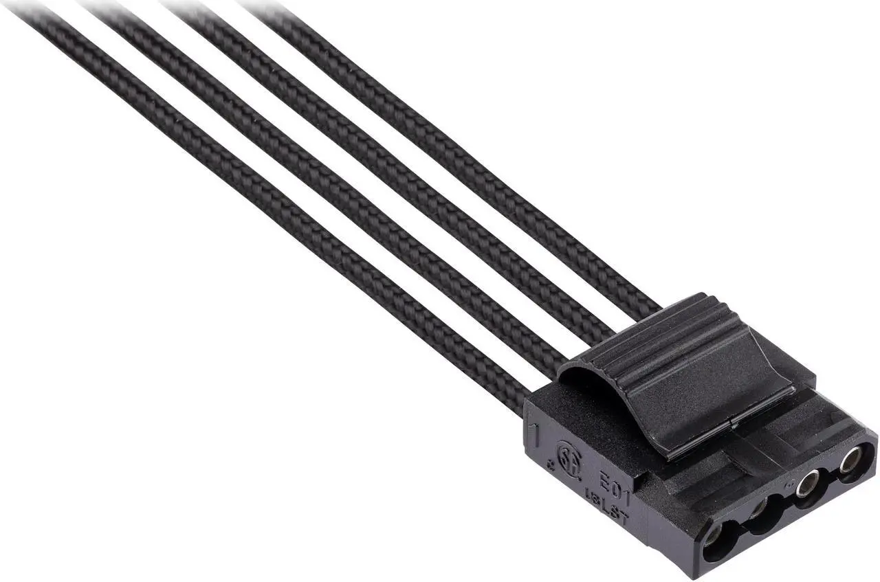 Alt view image 6 of 14 - Corsair CP-8920222 Premium Individually Sleeved PSU Cables Pro Kit Type 4 Gen 4 - Black