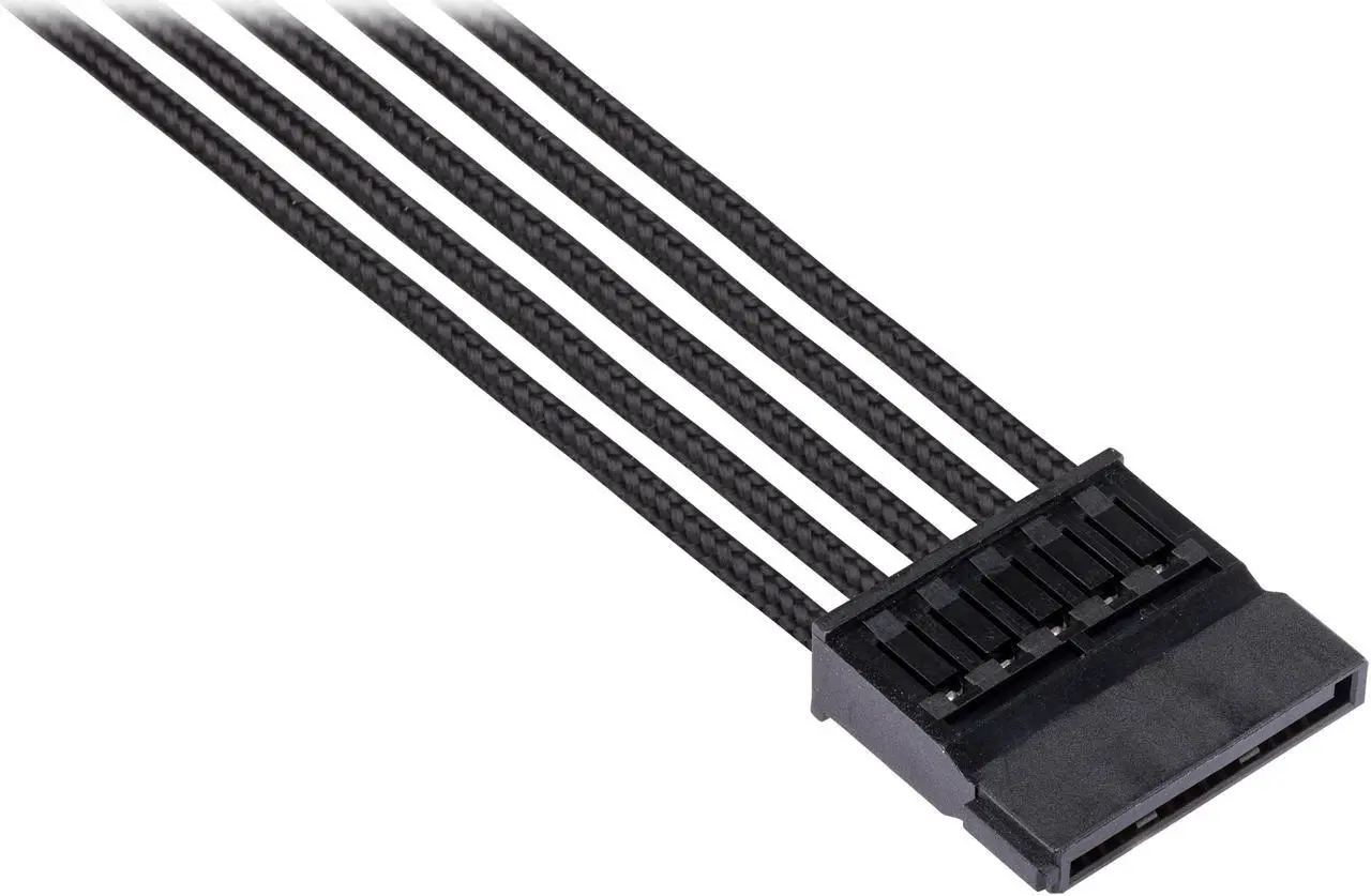 Alt view image 7 of 14 - Corsair CP-8920222 Premium Individually Sleeved PSU Cables Pro Kit Type 4 Gen 4 - Black