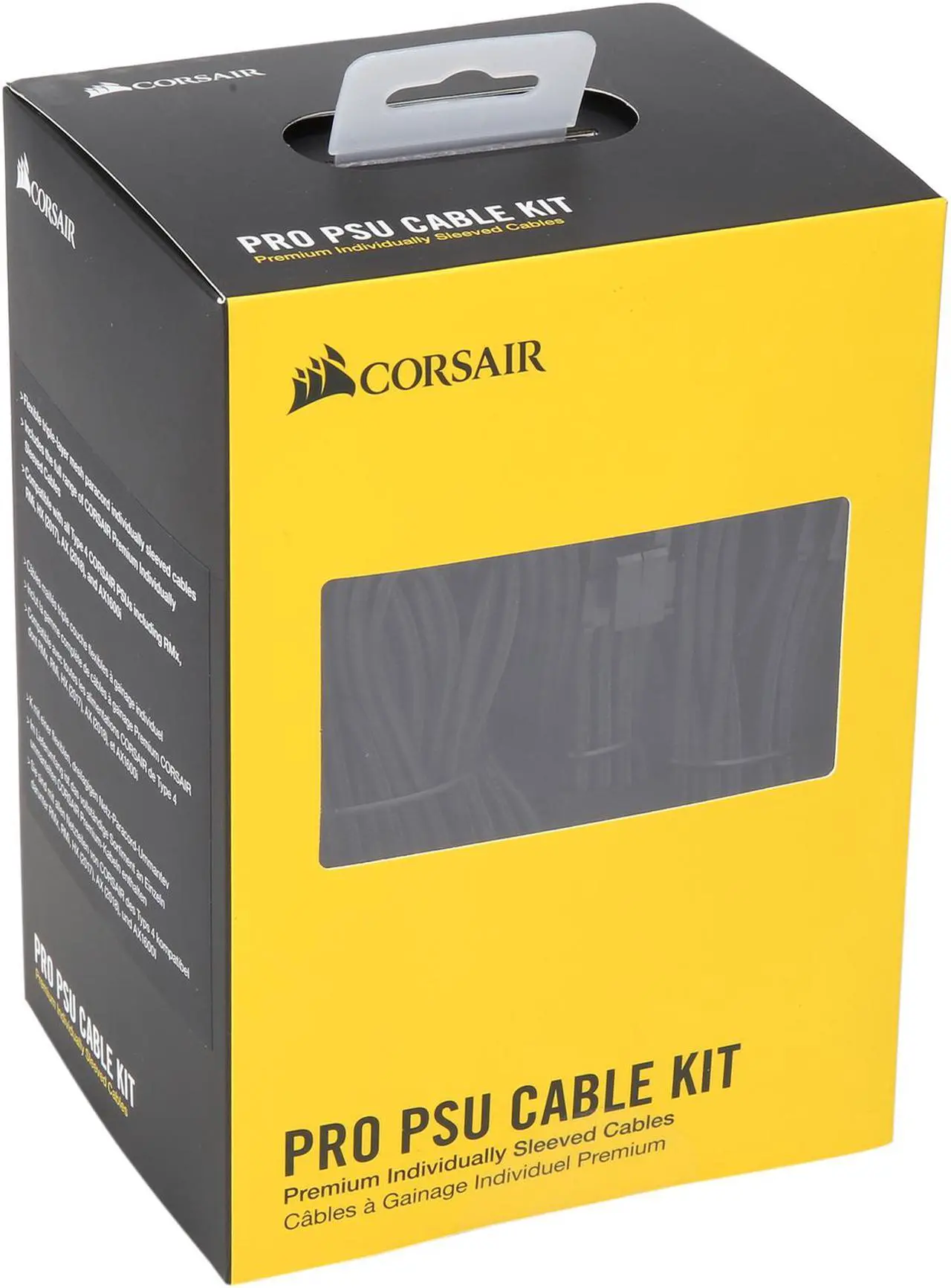 Alt view image 14 of 14 - Corsair CP-8920222 Premium Individually Sleeved PSU Cables Pro Kit Type 4 Gen 4 - Black