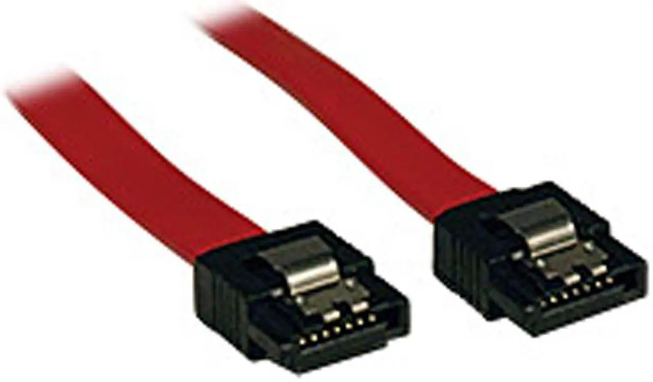 Main image of Tripp Lite Serial ATA (SATA) Latching Signal Cable (7Pin/7Pin) 12-in.