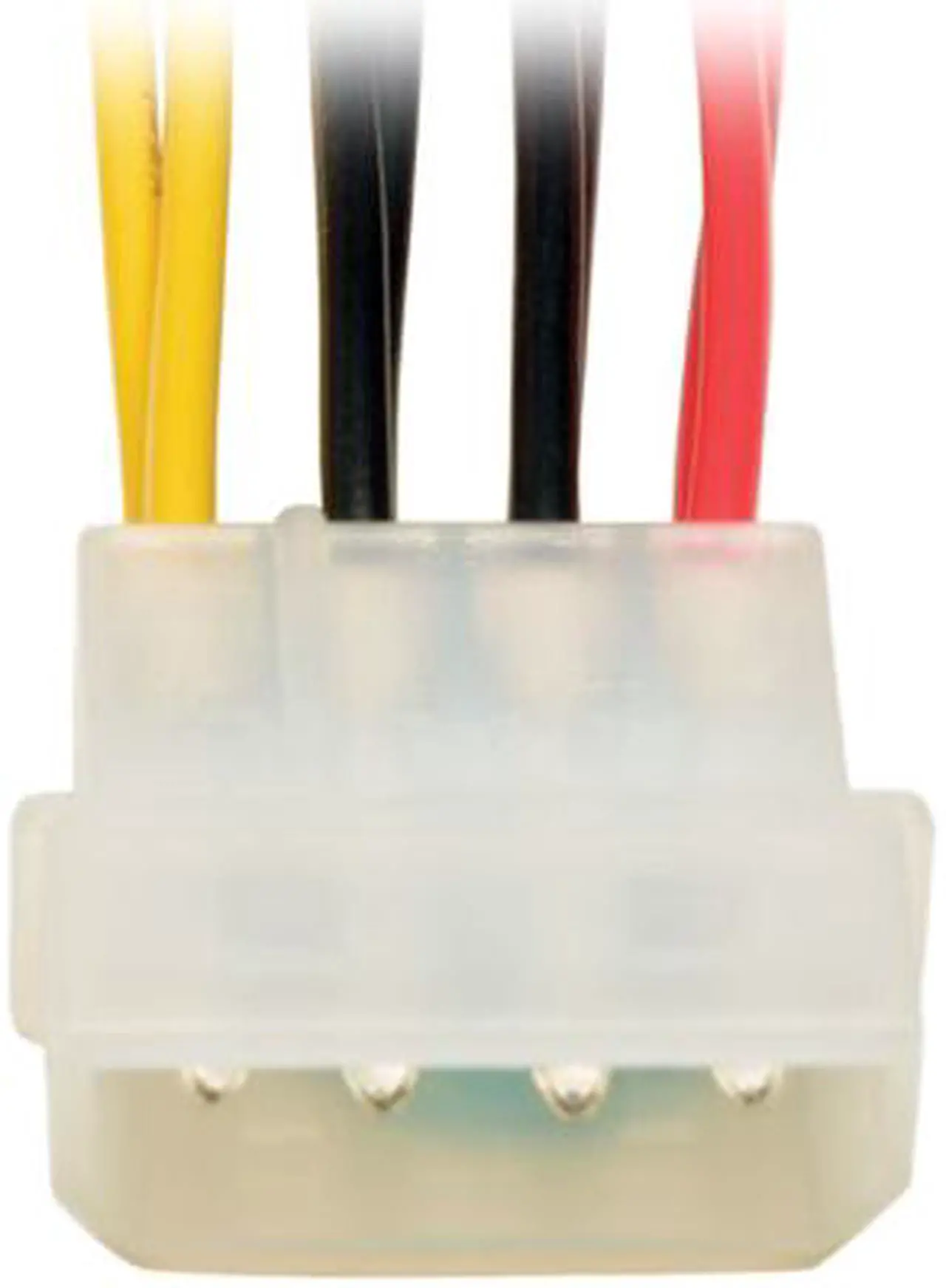 Alt view image 2 of 3 - Tripp Lite Model P946-12N-2P15 12" Serial ATA (SATA) Dual Power Adapter Y Cable (LP4 4pin to 2x 15pin SATA) Female to Male