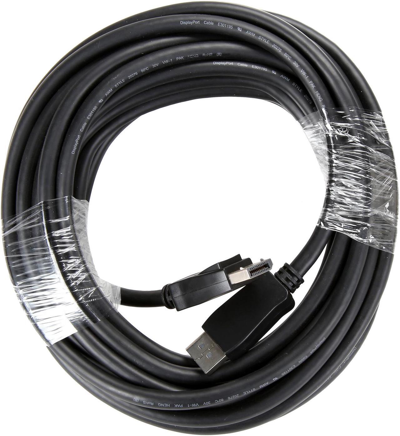 Alt view image 2 of 3 - Tripp Lite P580-030 30 ft. Black Connector A	DISPLAYPORT (MALE) Connector B	DISPLAYPORT (MALE) DisplayPort Cable with Latches Male to Male