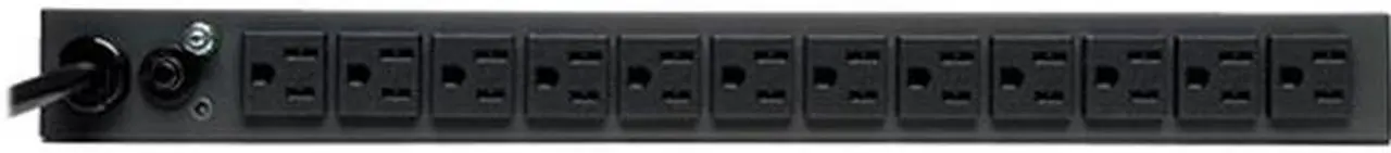 Main image of Tripp Lite PDU Metered 120V 15A 5-15R 13 Outlet 5-15P Horizontal 1URM 6ft Cord