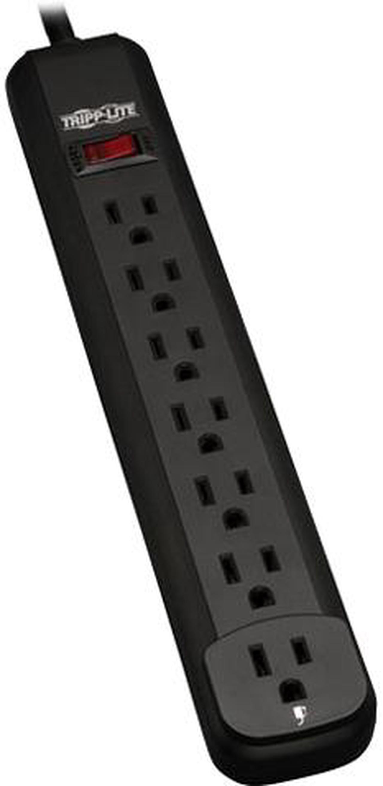 Tripp Lite 7-Outlet Power Strip, 25 ft. Cord, Black Housing (PS725B)