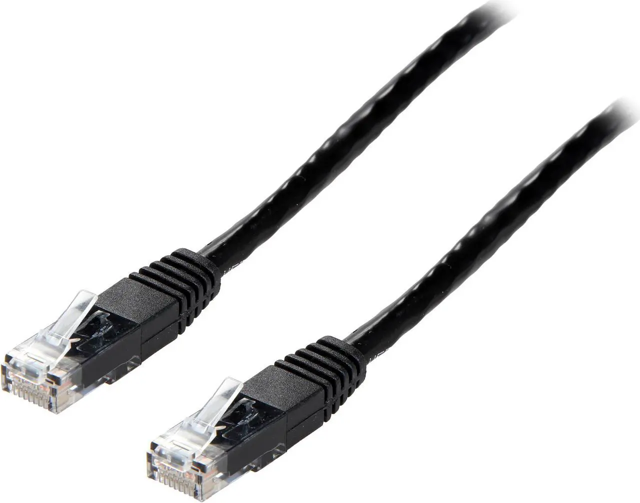 Main image of Tripp Lite Cat6 Gigabit Molded Patch Cable, 3 ft. RJ45 (M/M), 550MHz 24 AWG Black 3' (N200-003-BK)