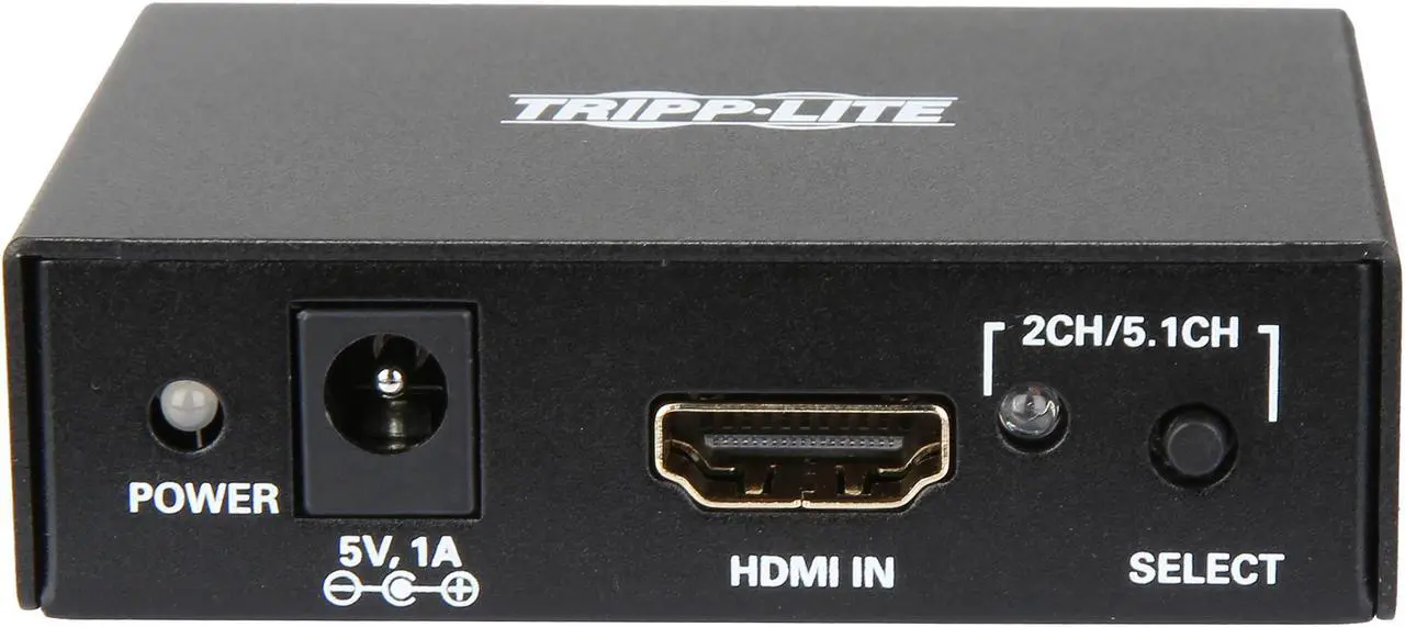Alt view image 3 of 7 - Tripp Lite P130-000-AUDIO UHD 4K x 2K HDMI Audio De-Embedder/Extractor