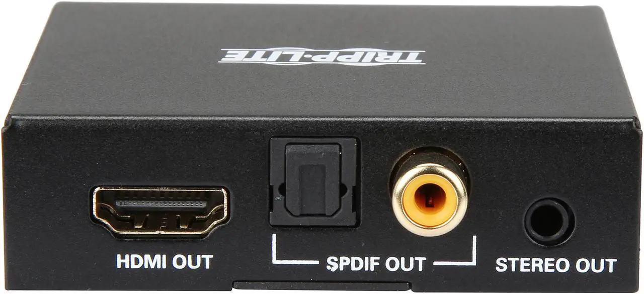 Alt view image 5 of 7 - Tripp Lite P130-000-AUDIO UHD 4K x 2K HDMI Audio De-Embedder/Extractor