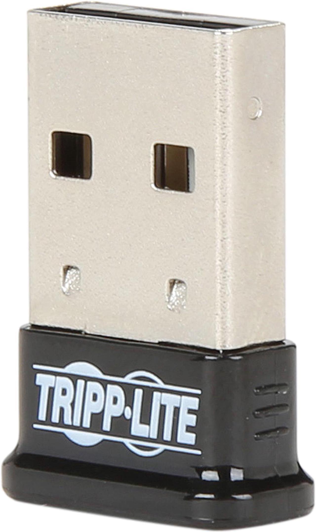 Tripp Lite U261-001-BT4 Mini Bluetooth USB Adapter 4.0 Class 1 164ft Range 7 Devices