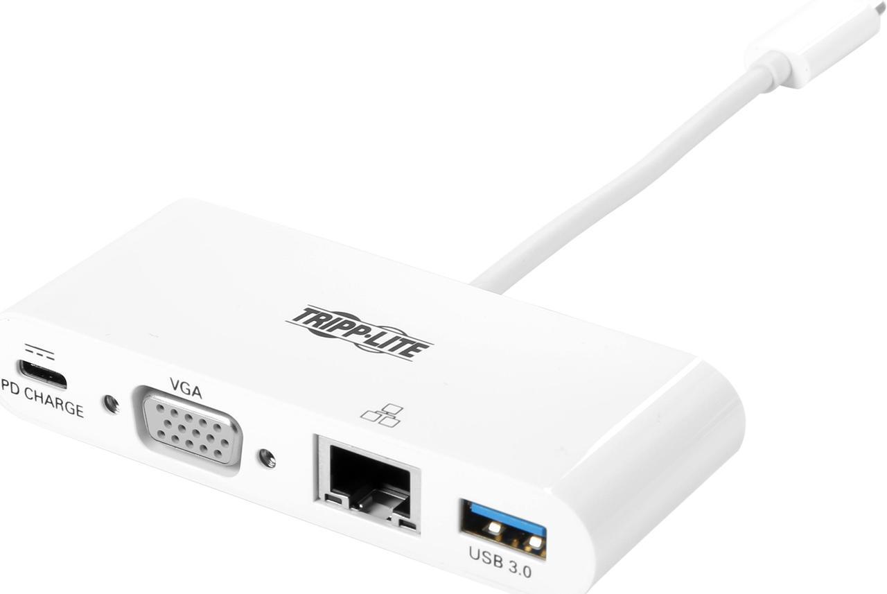 Main image of Tripp Lite USB C to VGA Multiport Adapter Converter Hub USB Type C to VGA (U444-06N-VGU-C)