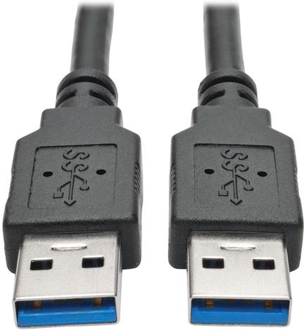 Tripp Lite 6 ft. USB 3.0 SuperSpeed A/A Cable (M/M), 28/24 AWG, 5 Gbps, Black, 6' (U320-006-BK)