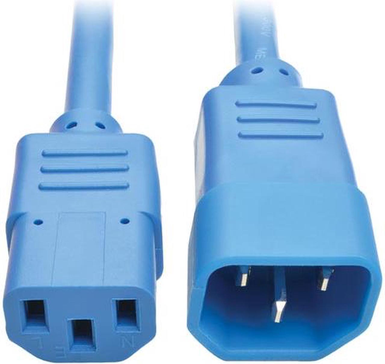 Main image of Tripp Lite Model P004-002-ABL 2 ft. Standard Computer Power Extension Cord, 10A, 18 AWG (IEC-320-C14 to IEC-320-C13) Male to Female
