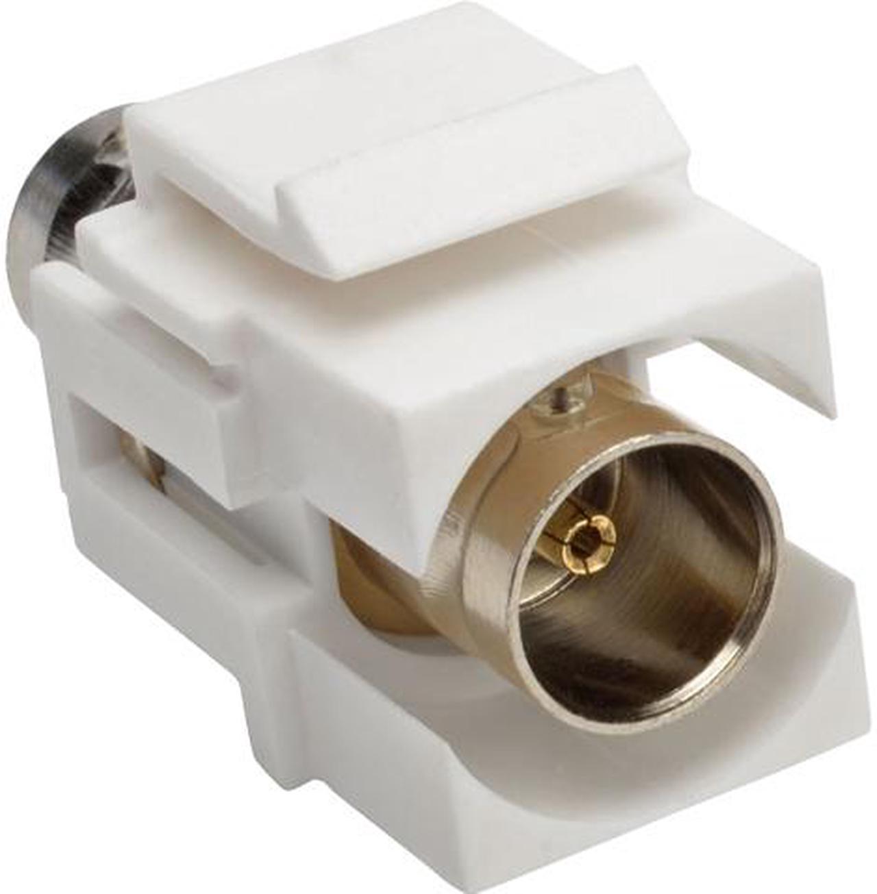 Tripp Lite BNC All-in-One Keystone/Panel Mount Coupler (F/F), 75 Ohms (A230-001-KP)