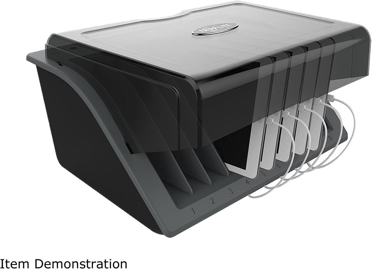 Tripp Lite 10-Device USB Desktop Charging Station with Surge Protection for Tablets, Laptops and E-Readers (CSD1006USB)