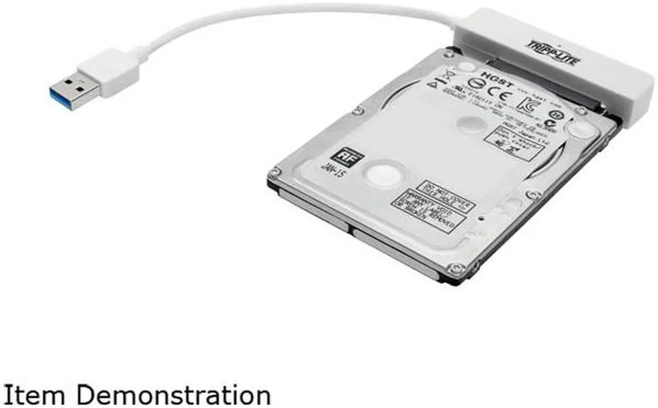 Alt view image 5 of 6 - Tripp Lite USB 3.0 SuperSpeed to SATA III Adapter Cable with UASP, 2.5 in. SATA Hard Drives, White (U338-06N-SATA-W)