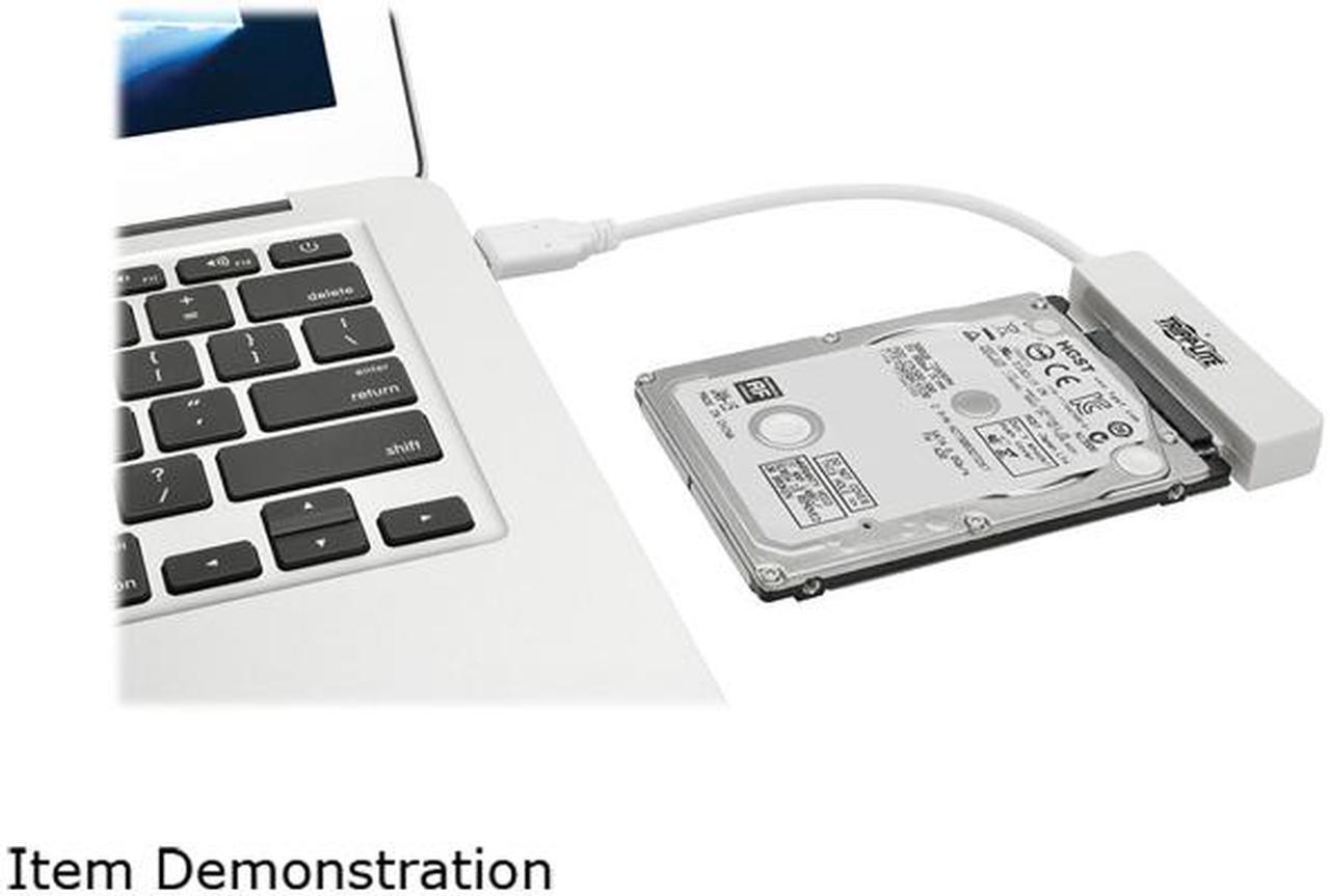 Alt view image 6 of 7 - Tripp Lite 6in USB-C Gen 1 to SATA III Adapter w/ UASP 2.5-3.5" Hard Drives