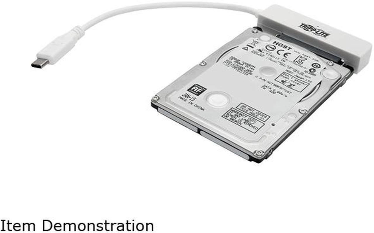 Alt view image 5 of 7 - Tripp Lite 6in USB-C Gen 1 to SATA III Adapter w/ UASP 2.5-3.5" Hard Drives