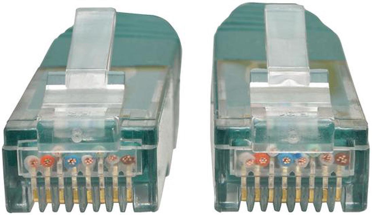 Alt view image 2 of 5 - Tripp Lite 7ft Cat6 Gigabit Molded Patch Cable RJ45 M/M 550MHz 24 AWG Green