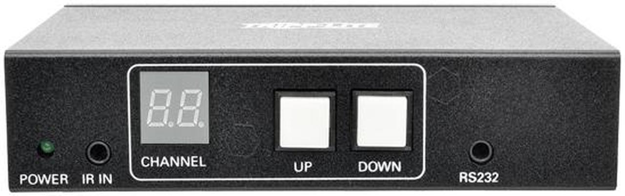 Alt view image 2 of 4 - Tripp Lite DisplayPort Over IP Receiver Extender Cat5/6 w/ RS-232, IR Cntrl