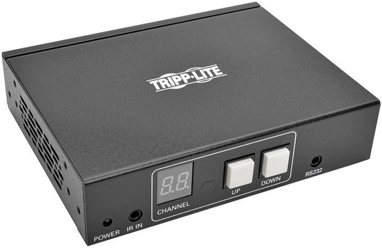 Main image of Tripp Lite DisplayPort Over IP Receiver Extender Cat5/6 w/ RS-232, IR Cntrl