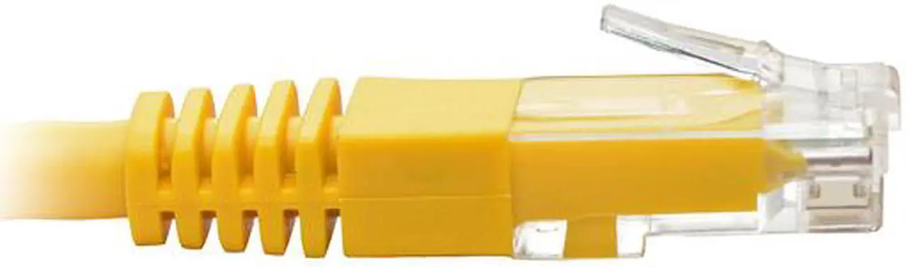 Alt view image 3 of 5 - Tripp Lite 25ft Cat6 Gigabit Molded Patch Cable RJ45 MM 550MHz 24AWG Yellow