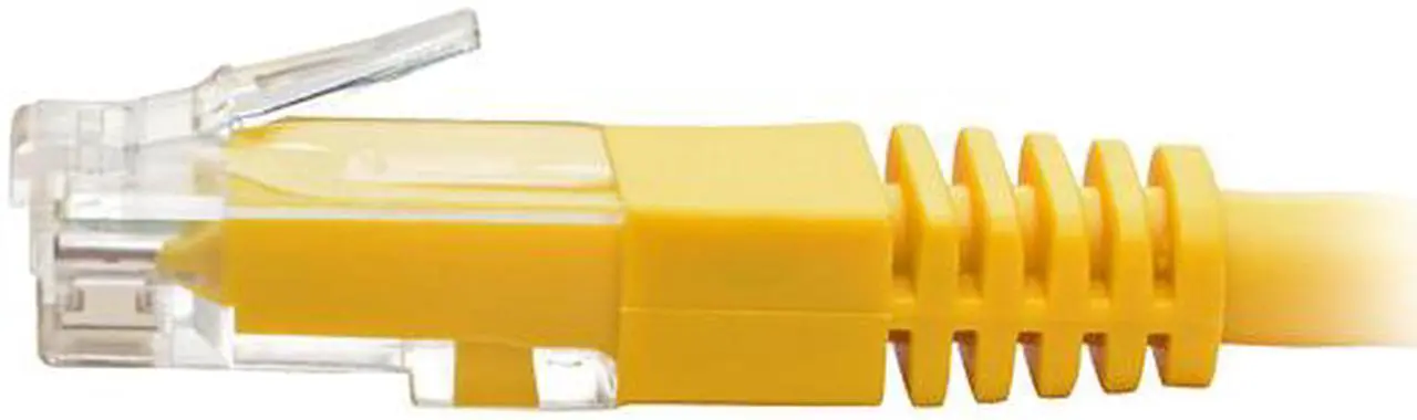 Alt view image 4 of 5 - Tripp Lite 25ft Cat6 Gigabit Molded Patch Cable RJ45 MM 550MHz 24AWG Yellow