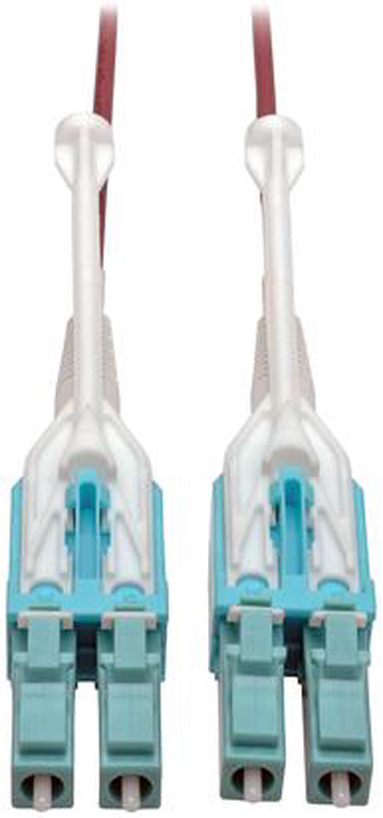 Alt view image 3 of 7 - Tripp Lite 10M 10Gb Duplex Multimode Fiber Patch Cable 50/125 OM4 LC/LC 33'