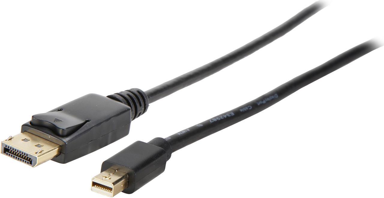 Tripp Lite Mini DisplayPort to DisplayPort 1.2 Adapter Cable 4K @ 60Hz 10 ft. (P583-010-BK)