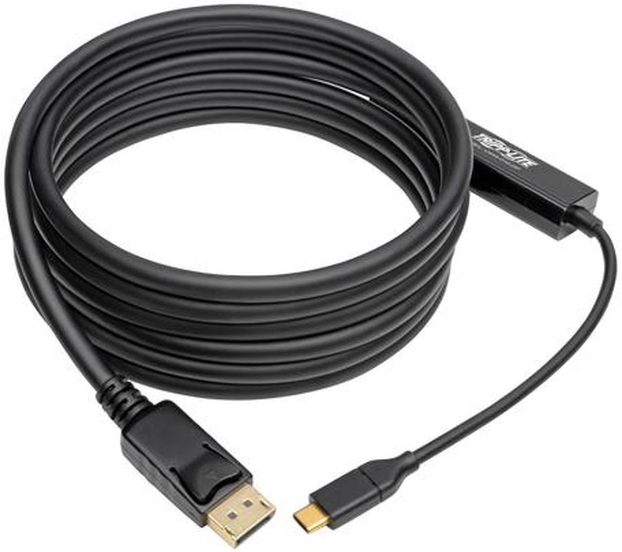 Alt view image 7 of 8 - Tripp Lite USB C to DisplayPort 4K Adapter Cable USB Type C to DP M/M 10ft (U444-010-DP)