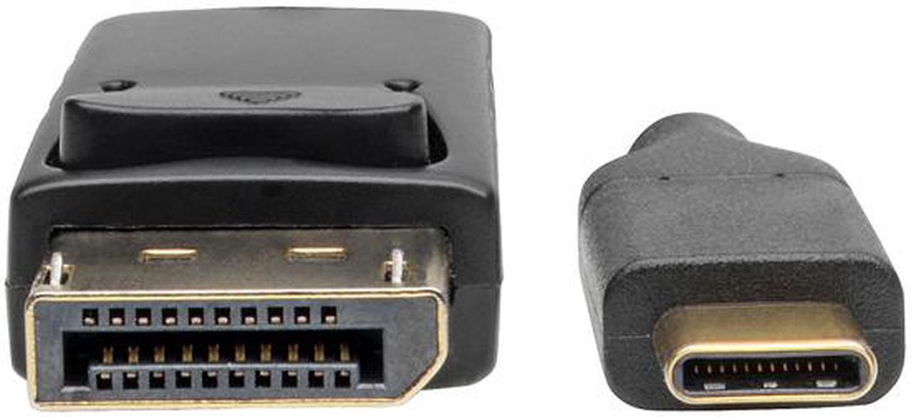 Alt view image 2 of 8 - Tripp Lite USB C to DisplayPort 4K Adapter Cable USB Type C to DP M/M 10ft (U444-010-DP)
