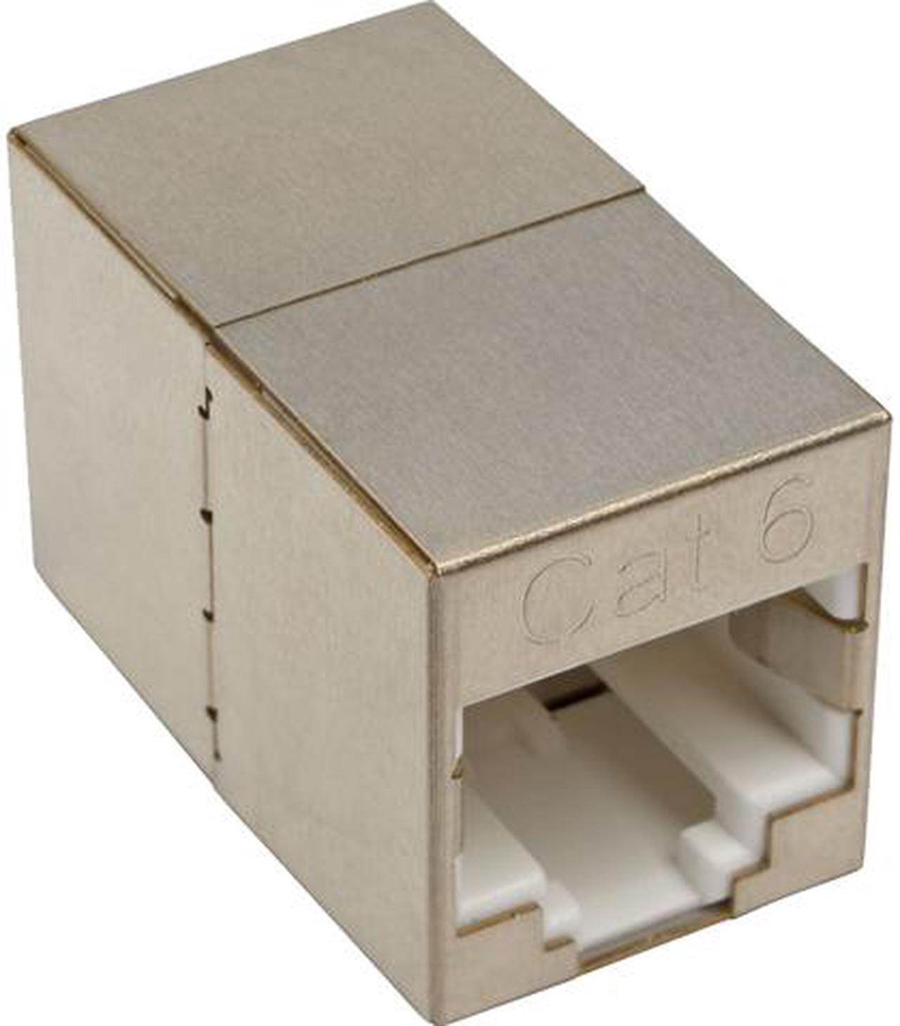 Tripp Lite Cat6 Straight-Through Modular Shielded In-Line Coupler F/F TAA (N234-001-SH)